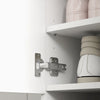 HOMCOM Narrow Shoe Cabinet for Entryway Shoe Storage Cabinet with Storage