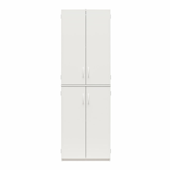 Ameriwood Home 72\" 4-Door Storage Cabinet - White