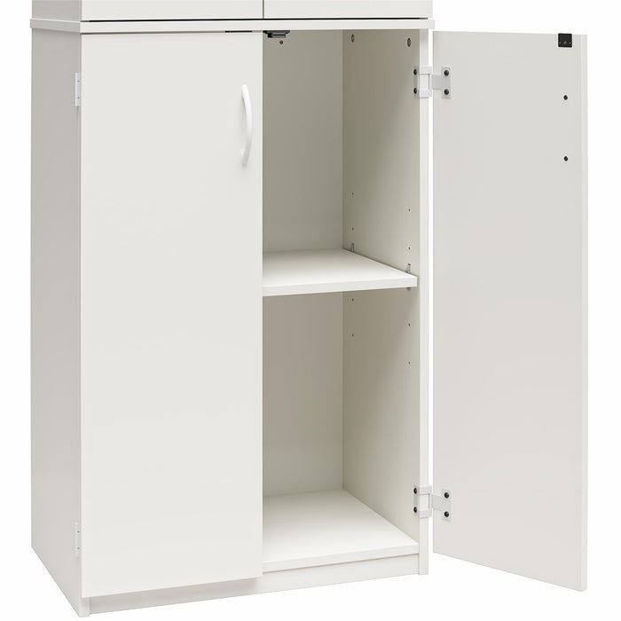 Ameriwood Home 72\" 4-Door Storage Cabinet - White