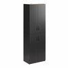 Ameriwood Home 72\" 4-Door Storage Cabinet - Black