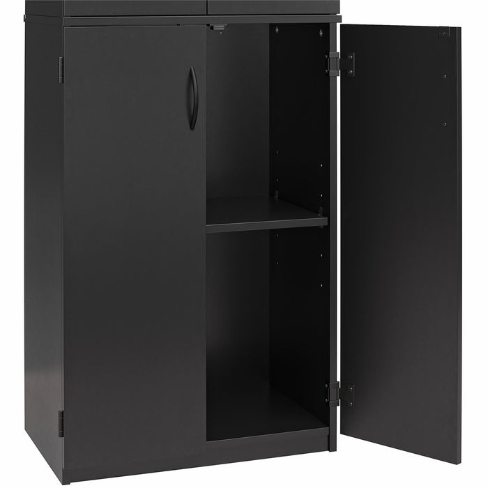Ameriwood Home 72\" 4-Door Storage Cabinet - Black