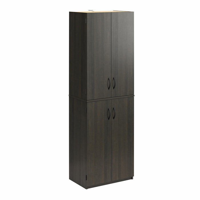 Ameriwood Home 72\" 4-Door Storage Cabinet - Espresso