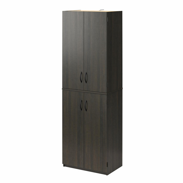 Ameriwood Home 72\" 4-Door Storage Cabinet - Espresso