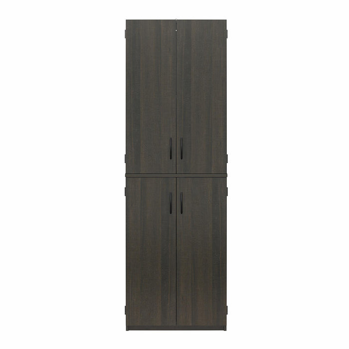 Ameriwood Home 72\" 4-Door Storage Cabinet - Espresso