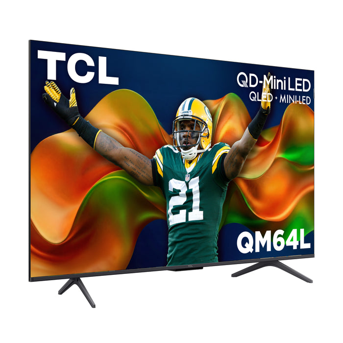 TCL 50\" QM64L QD Mini-LED 4K Smart Fire TV (50QM64L) - 2026 Model