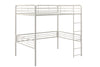 DHP Tommy Full Metal Loft Bed - Off White