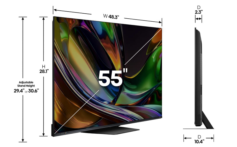 Hisense 55\" RGB Mini-LED Smart Google TV (55UR8SG) – 2026 Model