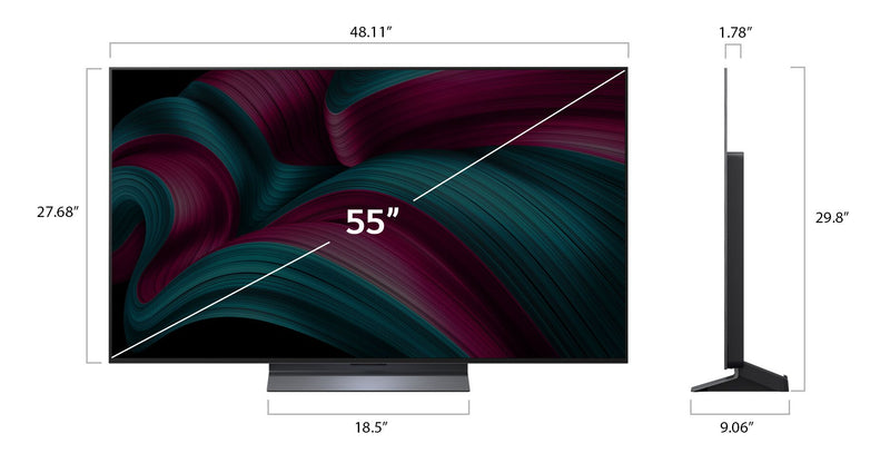 LG 55\" C5 4K OLED evo AI Smart TV