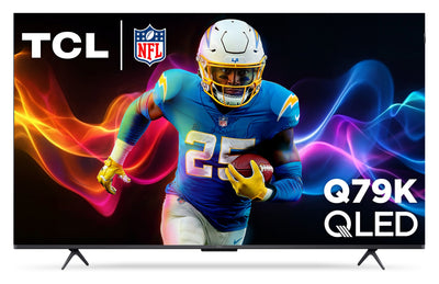 TCL 75" Q79K QLED 4K UHD Smart Google TV (75Q79K) – 2025 Model | Téléviseur intelligent QLED TCL Q79K UHD 4K de 75 po avec Google TVMC (75Q79K) - modèle 2025