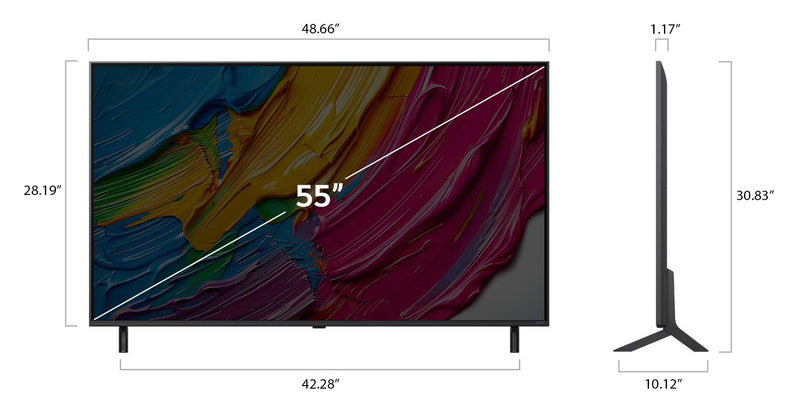 LG 55\" QNED AI QNED80 4K Smart TV (55QNED80AUA.ACC)