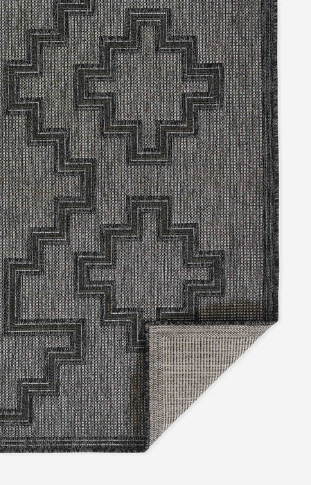 Esina Transitional 8'0\" x 10'0\" Area Rug in Grey Indoor Area Rug