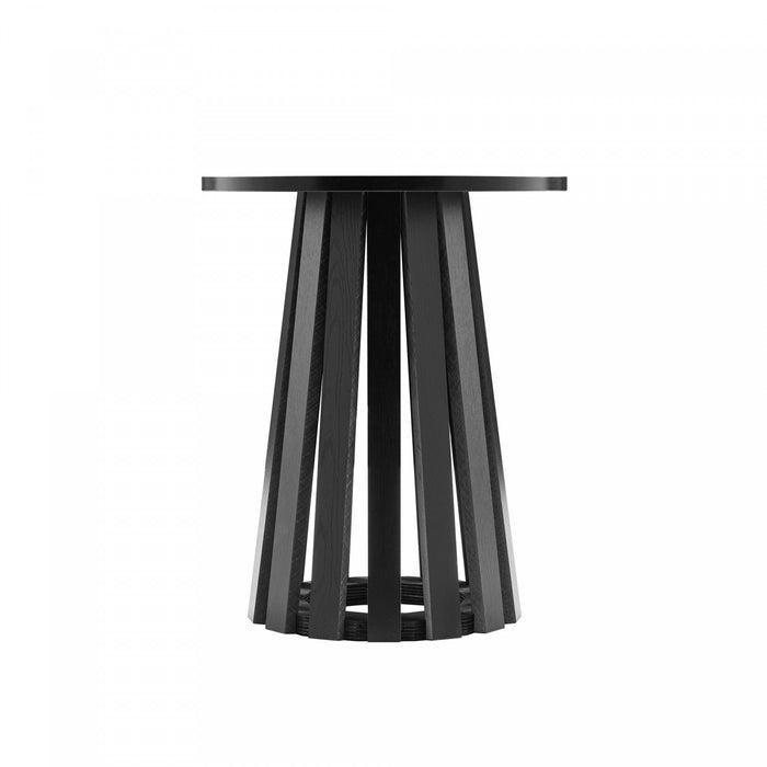 Layla Scandinavian Modern End Table in Black