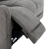 Preston 54 in. Upholstered Power Reclining Loveseat - Grey | Causeuse inclinable electrique Preston de 54 po rembourree - Gris