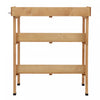Outsunny Outdoor Potting Bench, Wooden Potting Table W/ Hooks, Natural