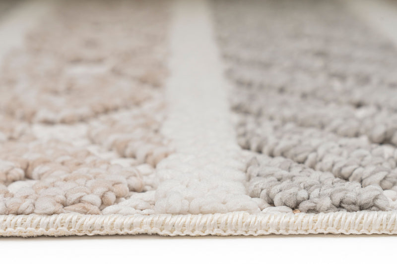 Athena Beige Indoor/Outdoor Area Rug - 5.3 X 7.6 