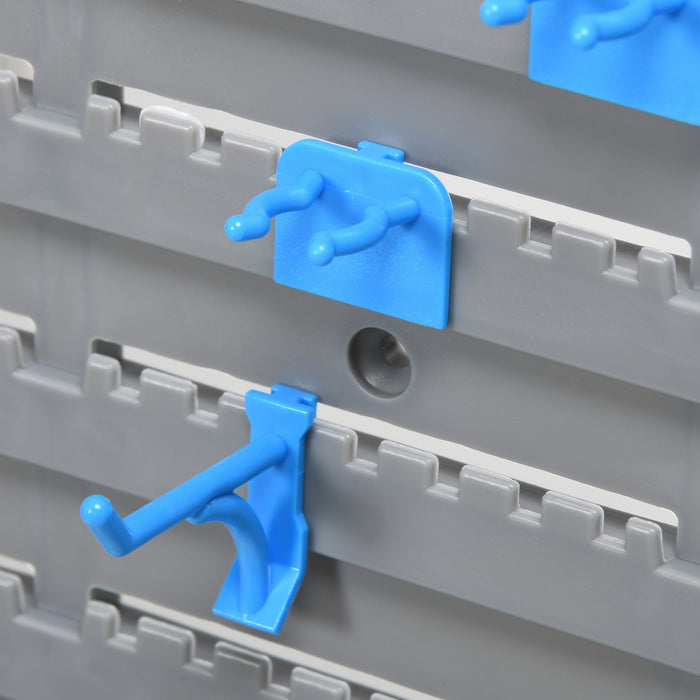 Durhand 54 Piece Wall Mounted Tool Organizer With 50 Hooks