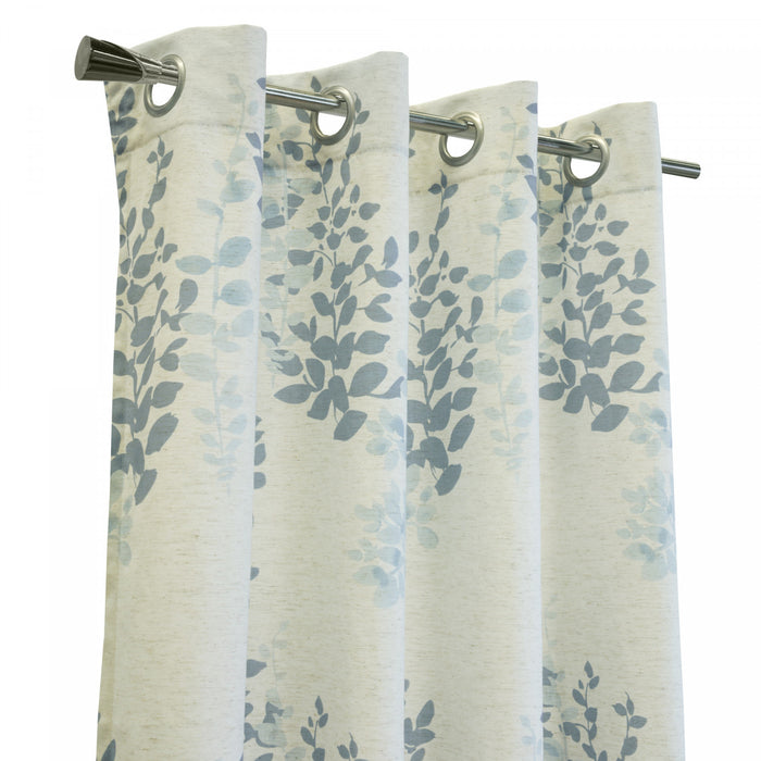 Habitat Lana Blue Light Filtering Grommet Curtain Panel - 50 x 108