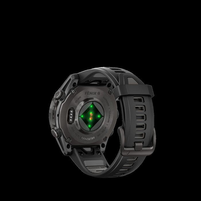 Garmin Fēnix 8 Amoled Sapphire Smartwatch 43mm - Gps, Compass, Gyroscope And Barometric Altimeter 