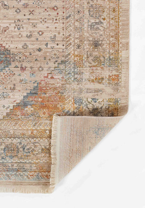 Ethel Traditional 8'0\" x Area Rug in Multi Indoor Area Rug