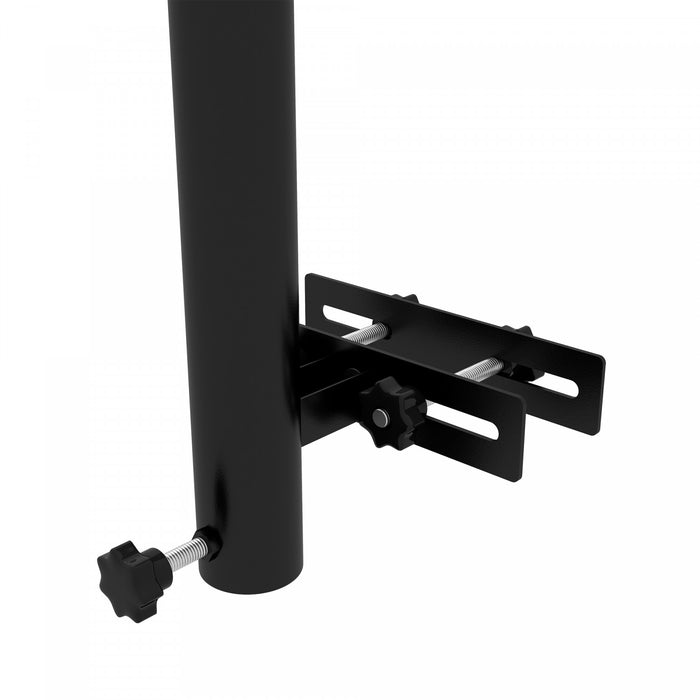 Outsunny Patio Umbrella Holder, Adjustable Deck Mount Bracket For Railing