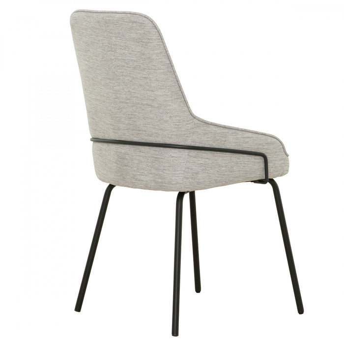 Thora Taupe Upholstered Accent Dining Chair (Set of 2)