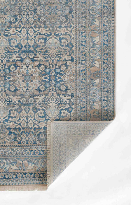 Ariana Traditional 2'6\" x 8'0\" Runner Rug in Blue Indoor Area Rug