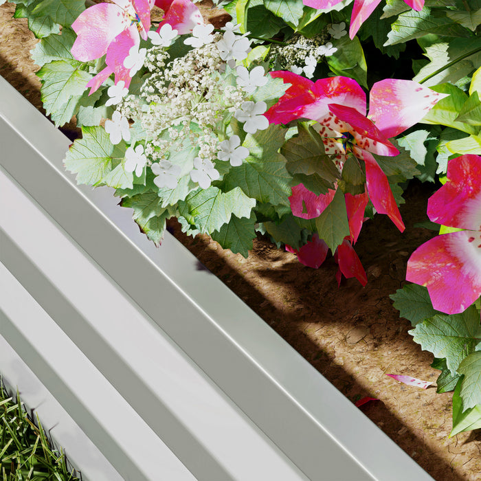 Outsunny 2' X 2' X 1' 2-pieces Raised Garden Bed , Silver
