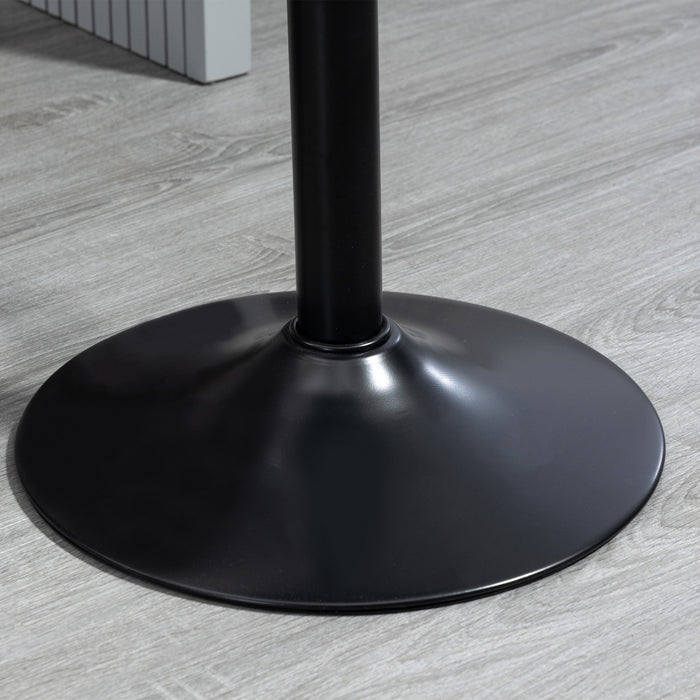 HOMCOM Bar Stools Set of 2, Adjustable Swivel Counter Height Barstools