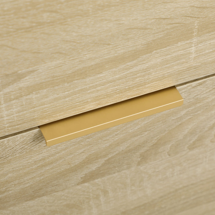 Vinsetto Lateral Filing Cabinet With Hanging Bars For Letter Size