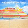 Costway 6.5FT Patio Beach Umbrella Sun Shade Tilt Carry Bag