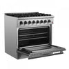 Forno Marco 36" Dual Fuel Range, Stainless Steel, 5.36 cu. Ft. - FFSGS6197-36 | Cuisiniere a double combustible Marco 36 po, acier inoxydable, 5.36 pi³ - FFSGS6197-36