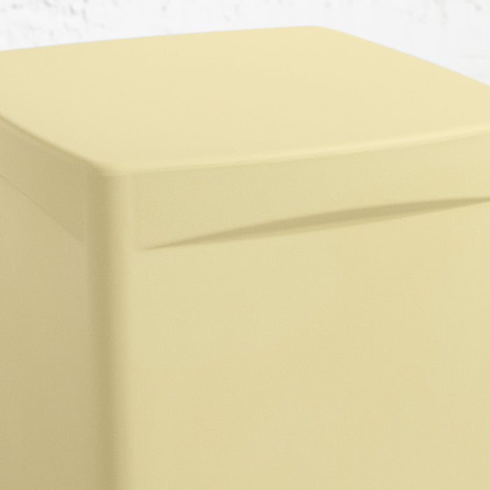 Dalya Square Outdoor Side Table - Light Yellow