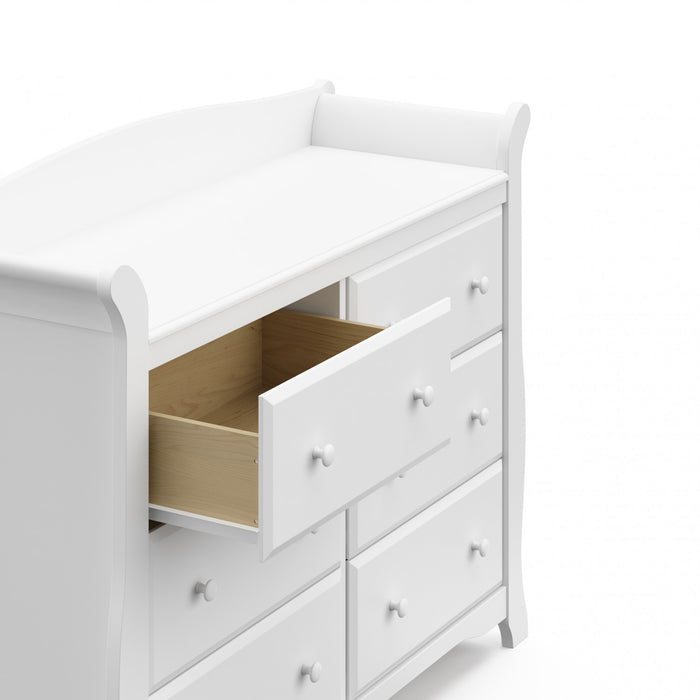 Storkcraft Avalon 6 Drawer Dresser - White