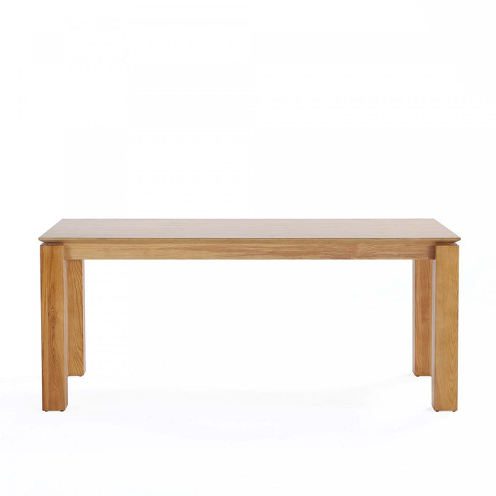 Paragon and Rockaway Modern Industry Chic 9-Piece Dining Set in Oatmeal and Natural Dining Room Set