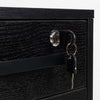 HOMCOM 3 Drawer File Cabinet with Hanging Bars for Letter A4 Size, Black