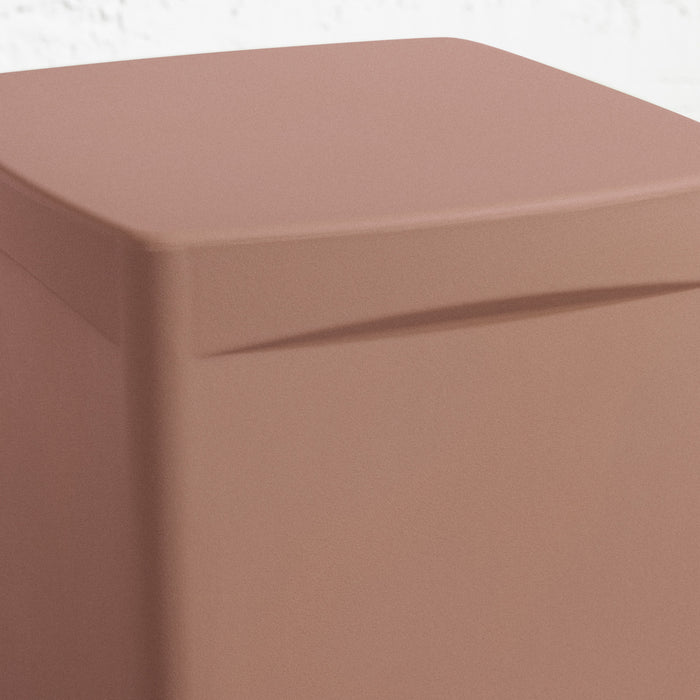 Dalya Square Outdoor Side Table - Burnt Orange