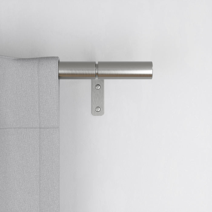 Umbra Zen Nickel Steel Expandable 1\" Curtain Rod - 32\"-64\" 