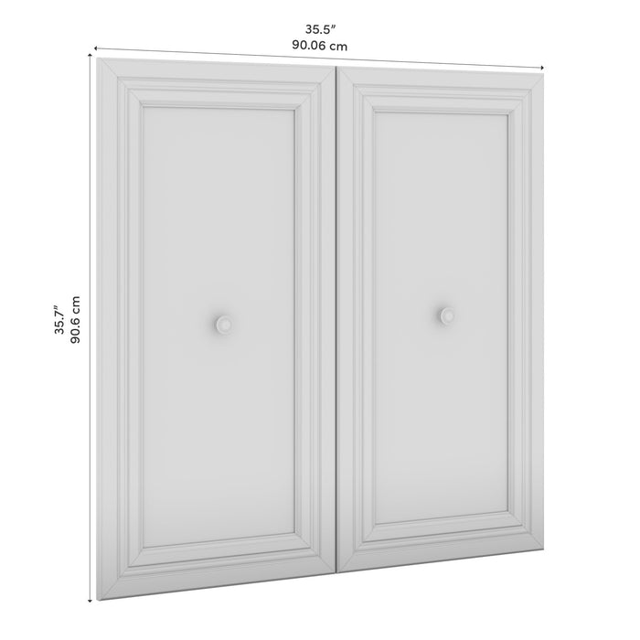 Bestar Pur 2-Door Set for Closet Organizer - White