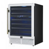 Forno Bacchino 24" Wine Cooler, White,51 Bottle Capacity, Built-In or Freestanding-FWCDR6634-24WHT | Refroidisseur a vin Bacchino de 24",Blanc, capacite de 51 bouteilles,encastrable ou autonome-FWCDR6634-24WHT