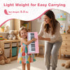 Costway 30 Keys Kids Piano Keyboard with Removable Music Stand, One-key Start Function Pink