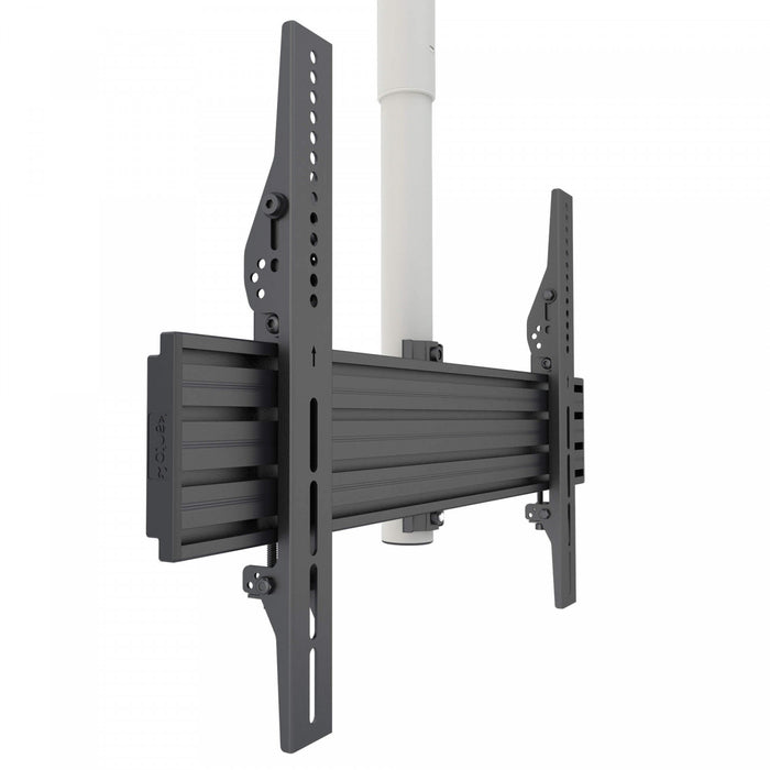 Kanto CM600 Height Adjustable Hanging Ceiling TV Mount for 40\" - 80\" TVs, White