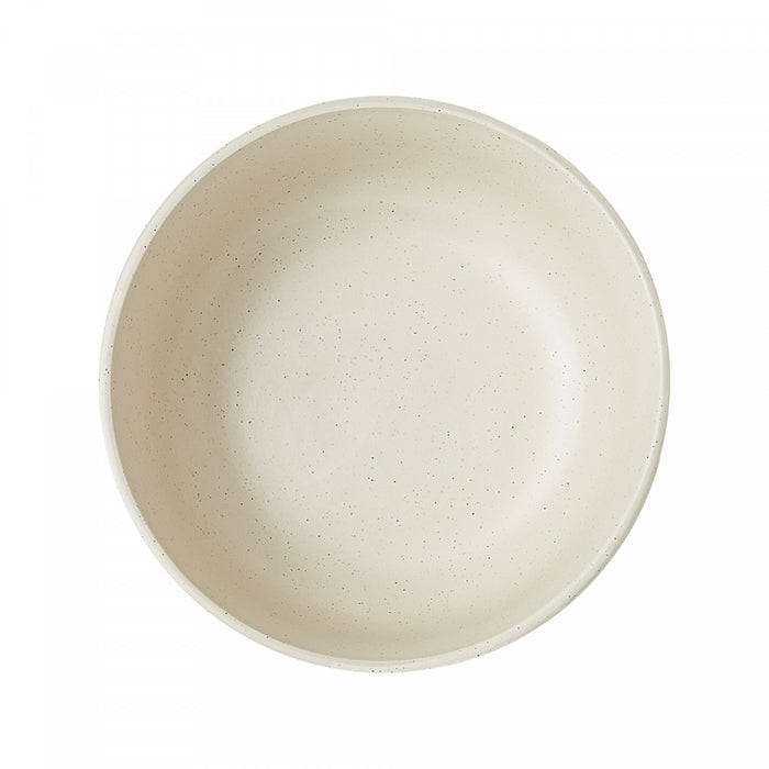 H2K Sesame 12-Piece Embossed Stoneware Dinnerware Set