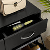HOMCOM Entryway Shoe Cabinet with 2 Flip Drawers for 12 Pairs of Shoes