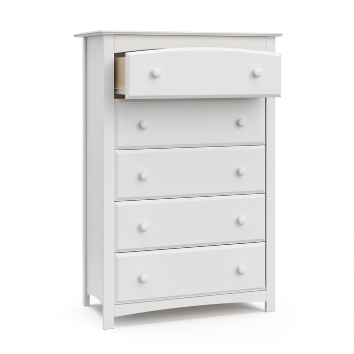 Storkcraft Kenton 5 Drawer Dresser - White