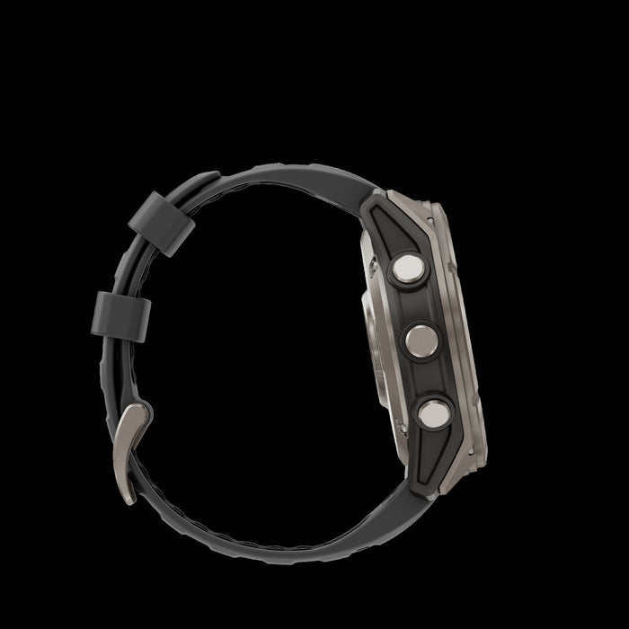 Garmin Fenix 8 Pro 51mm Graphite Premium Smartwatch - Performance Wearable, Sapphire Lens Durability, Weather Forecasts LTE, Location Check-Ins, Triathlon Profiles
