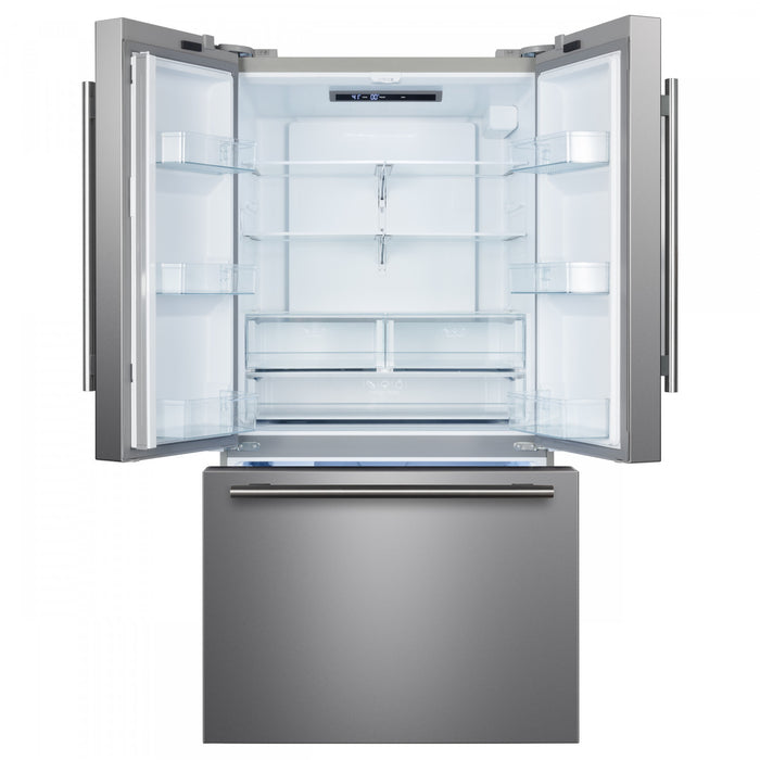 Forno Rivello 36 Inch Stainless Steel French Door Refrigerator, Energy Star Certified - FFFFD1783-36S