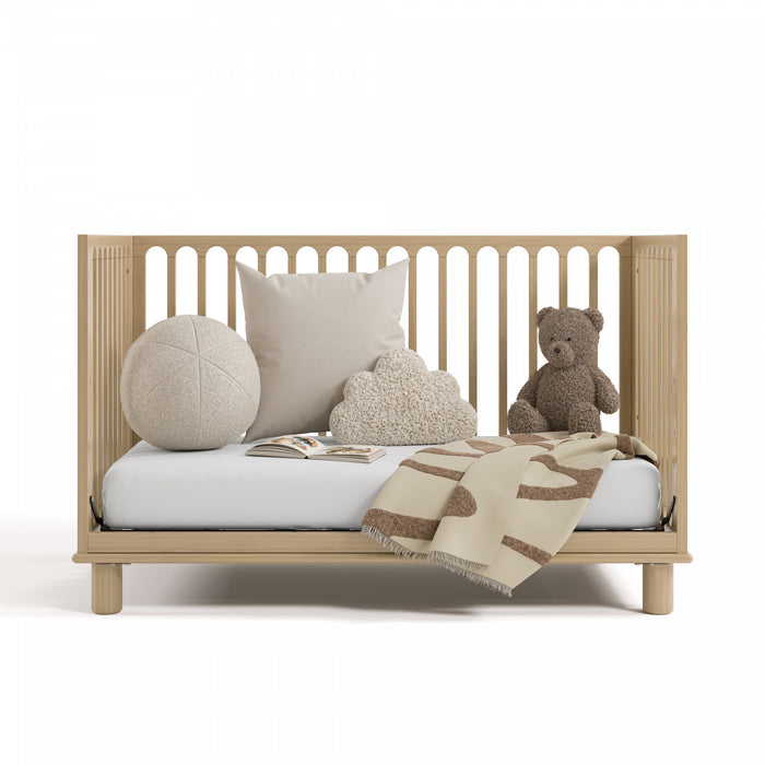 Storkcraft Sicily Deluxe 3-in-1 Convertible Crib with Bonus Toddler Guardrail - Driftwood