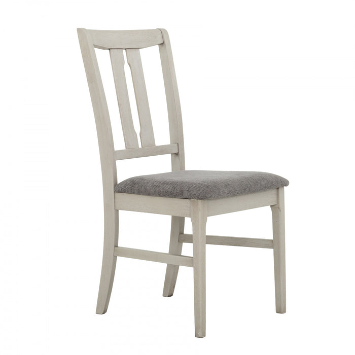 Halston 5-Piece Dual Leaf Extendable Wood Dining Set with Chairs, Dark Grey (Seats 4-8)