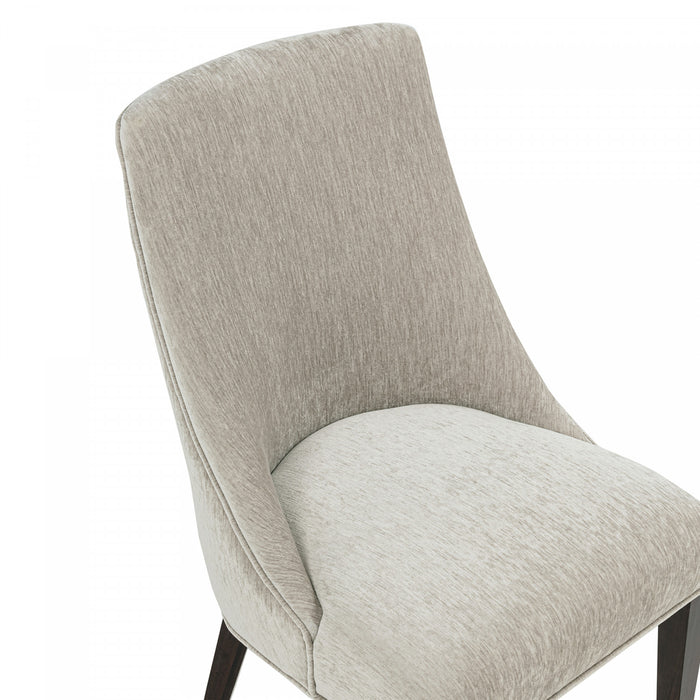 Beever Modern 6-Piece Dining Chair Set in Taupe
