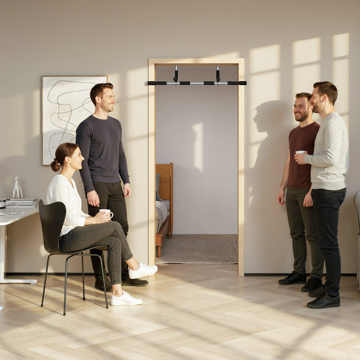 Soozier Pull-Up Bar for Doorway, Home Fitness Door Horizontal Chin up Bar